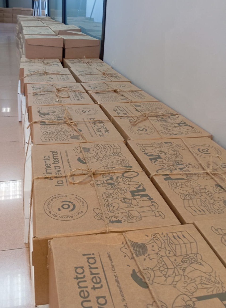 Èxit dels lots de Nadal del Parc Agrari: gairebé 400 lots venuts i 3.500 productes distribuïts